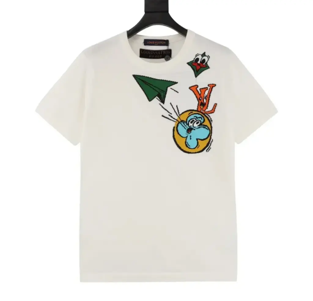 Louis Vuitton T-Shirt Monogram Comics Intarsia