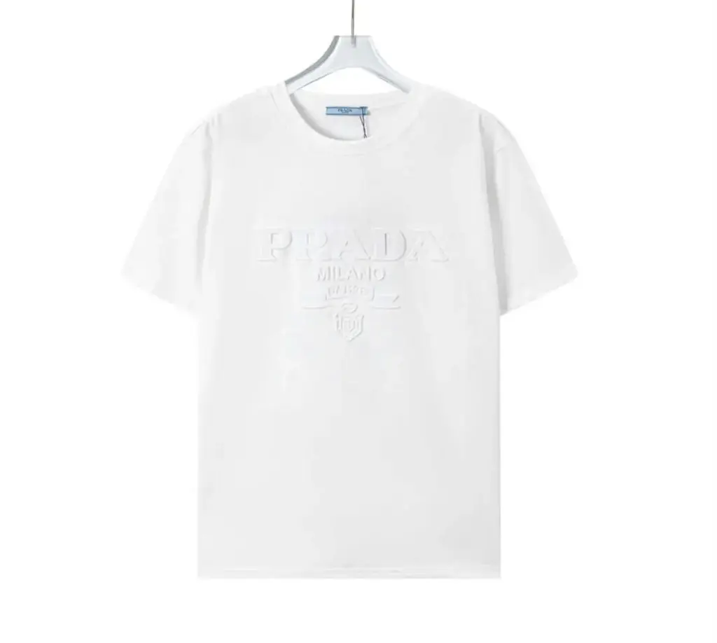 Prada – Minimal Logo White T-Shirt