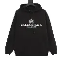 Balenciaga Pixel Logo Hoodie