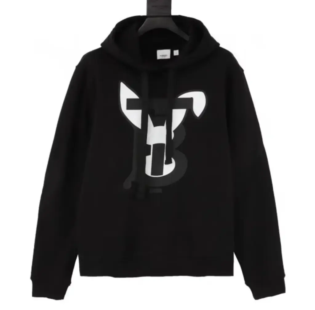 Burberry Rabbit Logo-Print Hoodie