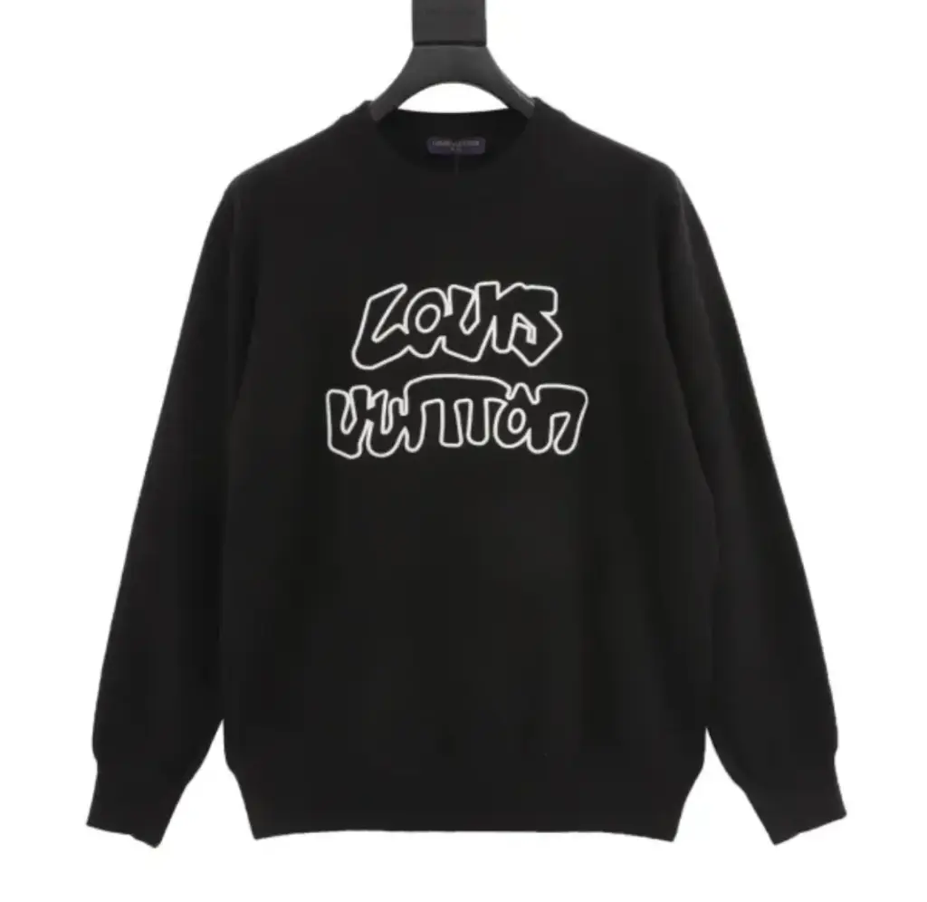 Louis Vuitton Embroidery Logo Sweatshirt