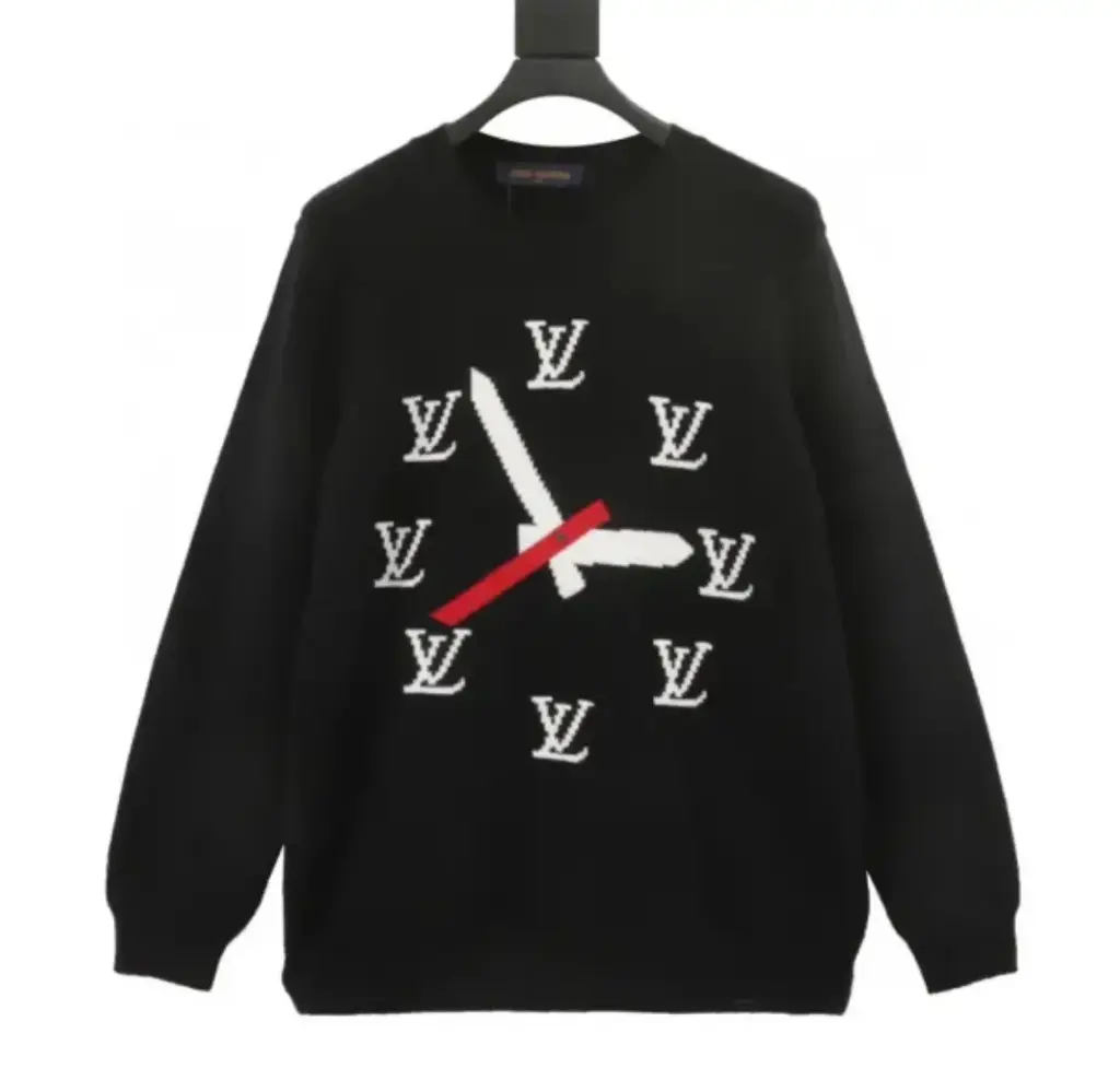 Louis Vuitton Clock Instarsia Pullover