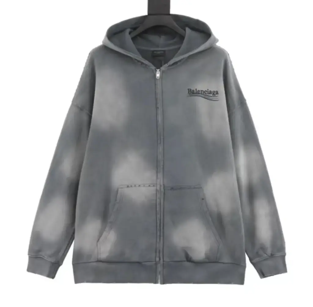 Balenciaga Zipper Grey Jersey
