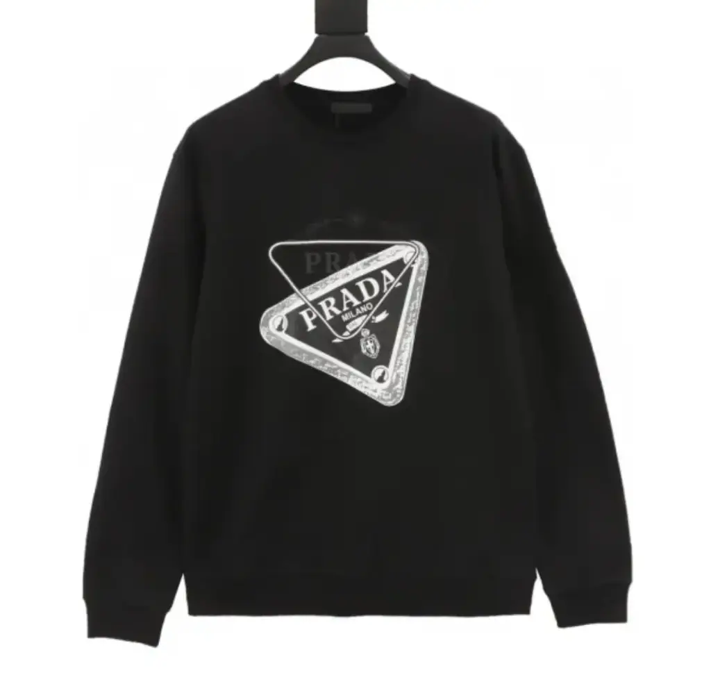 Prada Sweatshirt Overlay Logo