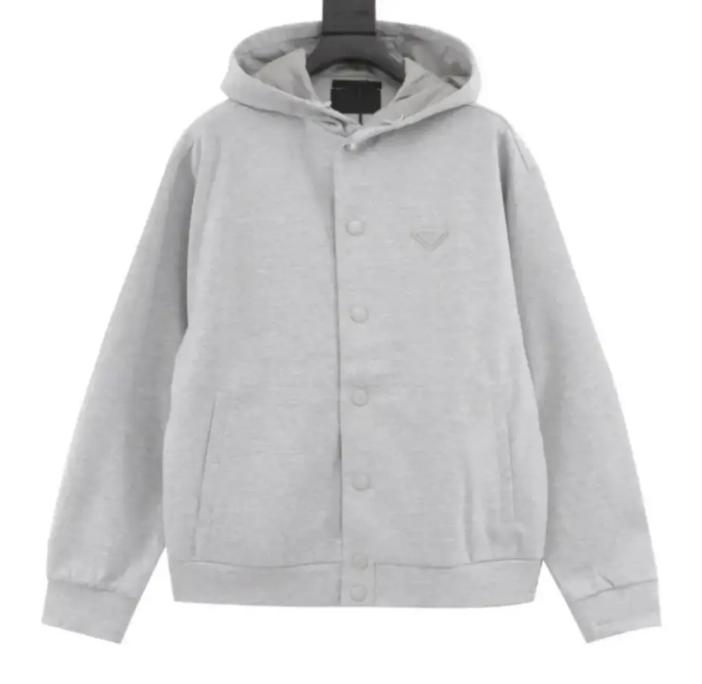 Prada Buttoned Hoodie