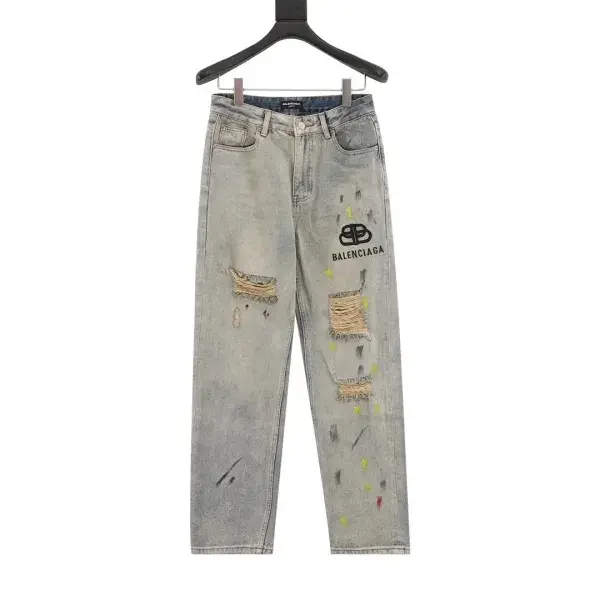 Balenciaga Painted Broken Jeans 