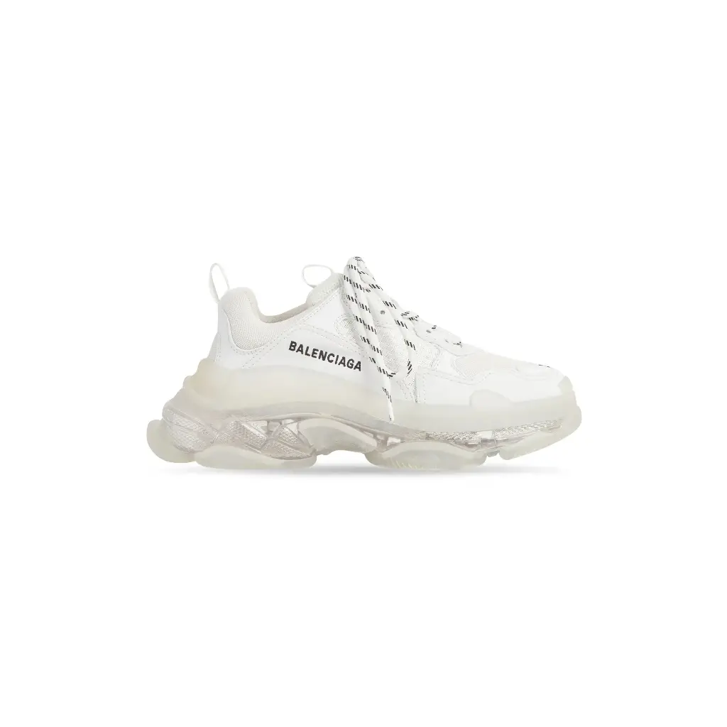 Balenciaga Triple S- Clear Sole White
