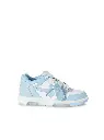 Off-White Out Of Office – Calf Leather White Light Blue