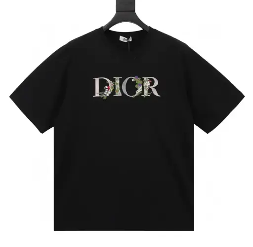 Christian Dior T-Shirt Flowery Logo