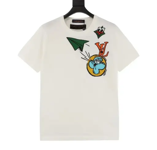 Louis Vuitton T-Shirt Monogram Comics Intarsia