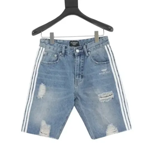Balenciaga x Adidas Denim Shorts