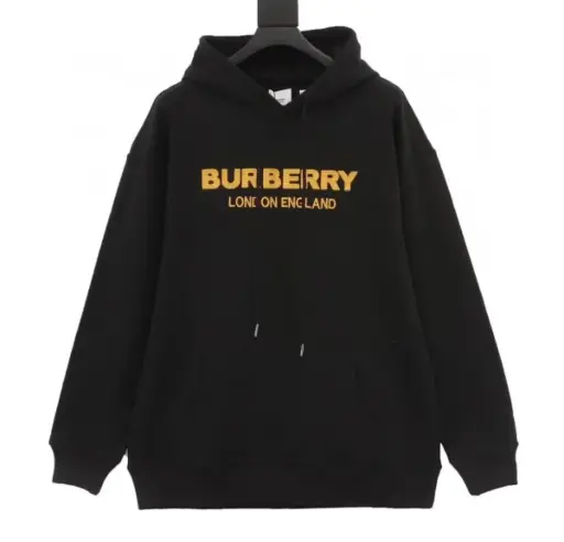 Burberry Embroidered Logo Hoodie