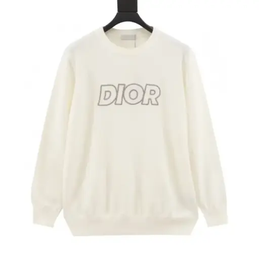 Christian Dior Basic Sweatshirt White