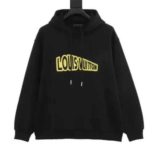 Louis Vuitton Hoodie Embrodery Logo