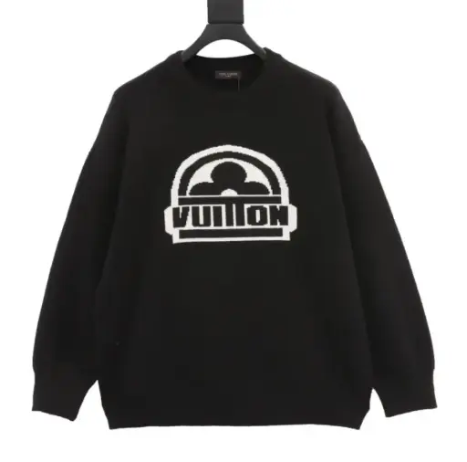 Louis Vuitton Intarsia Logo Sweater