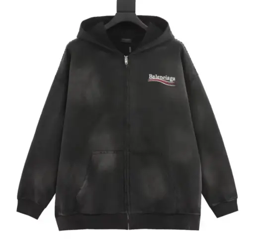 Balenciaga Zipper Black Jersey