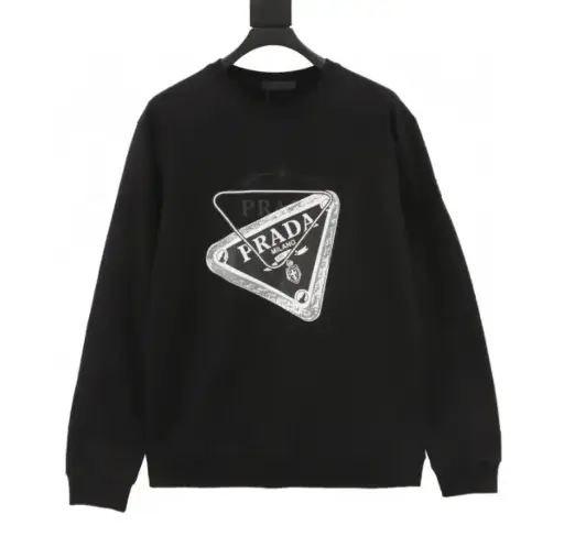 Prada Sweatshirt Overlay Logo