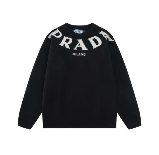 Prada Sweatshirt Neck Logo