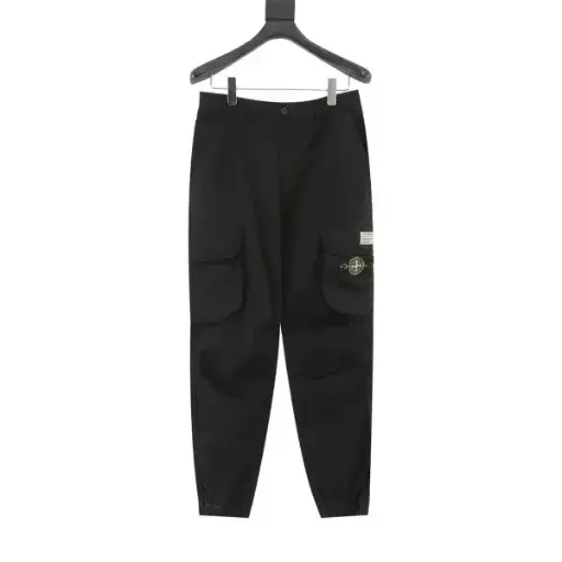 Stone Island Pocket Pants Black