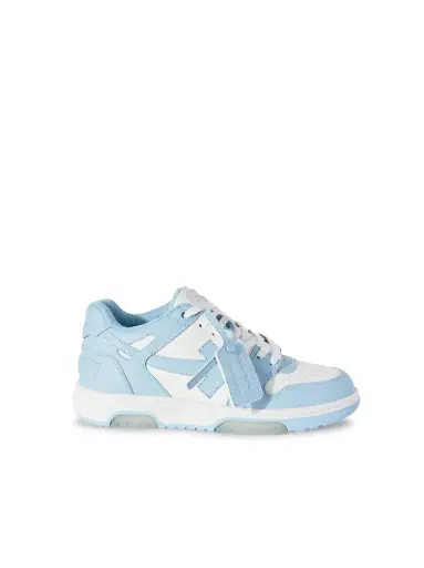 Off-White Out Of Office – Calf Leather White Light Blue